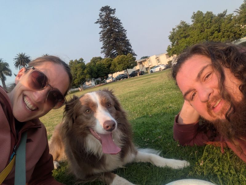 Frisbee with Our Dog