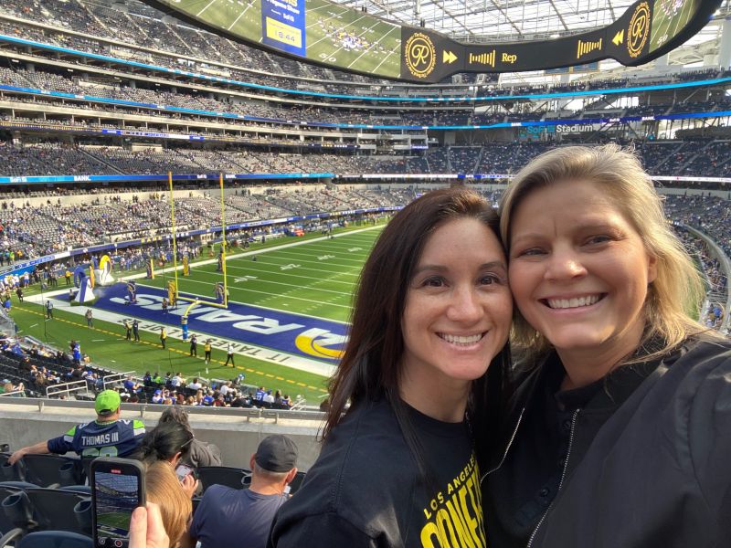 At a Rams Game