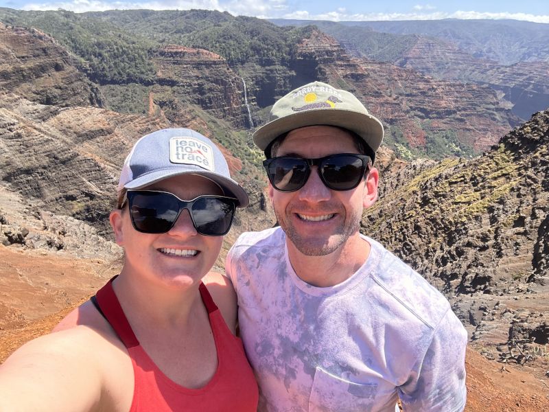 Visiting Waimea Canyon in Kauai
