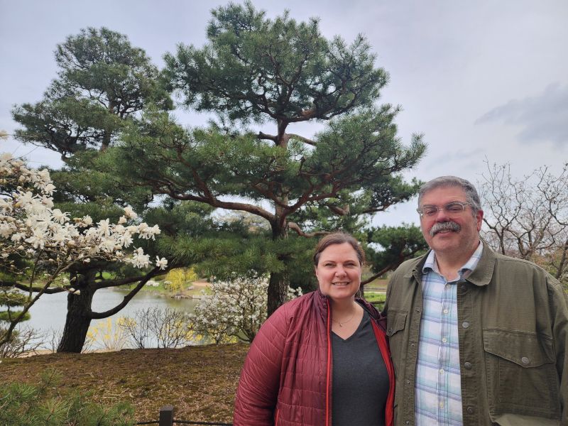 At the Chicago Botanic Gardens