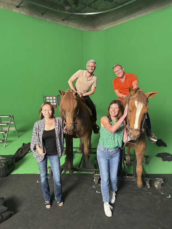 Scott on Set for a Disney Marketing Shoot