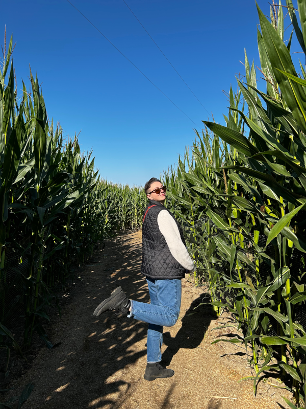 Frolicking in The Corn Maze