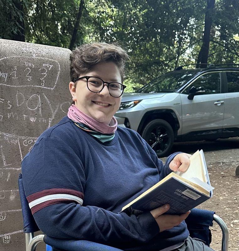 Reading a Library Book