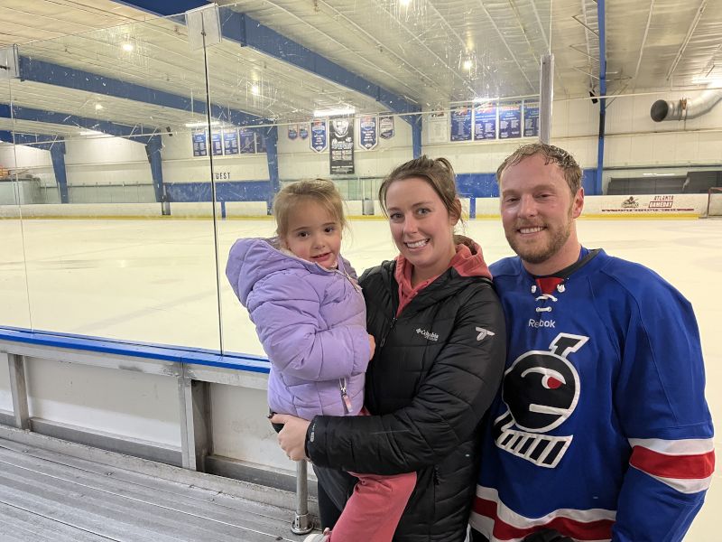 We Love Cheering Michael on at His Hockey Games