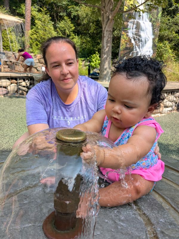 Enjoying the Sprinkler