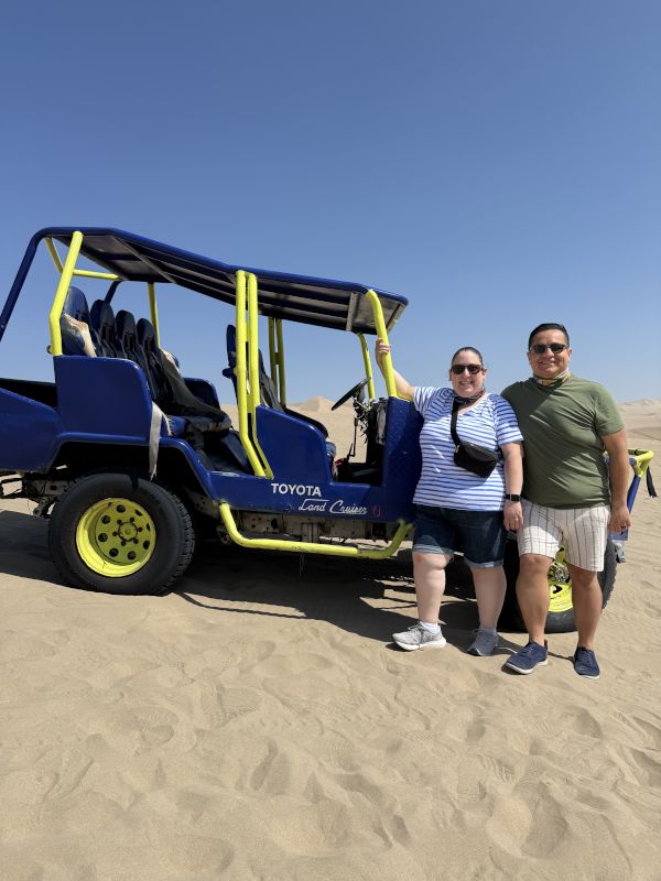 Riding the Dune Buggy