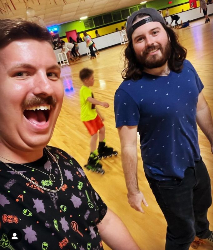 Christian Rollerblading with Friends