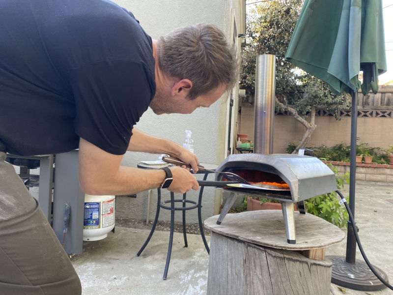 Mike Making Pizza