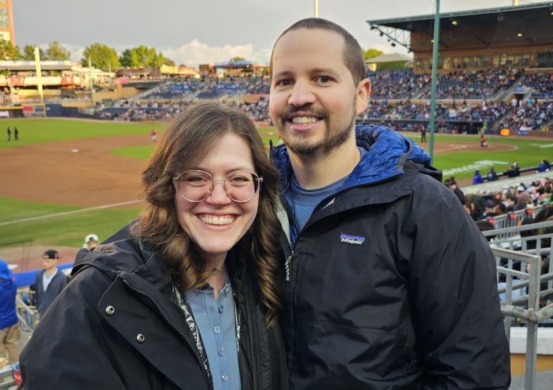 At Our First Baseball Game of the Season