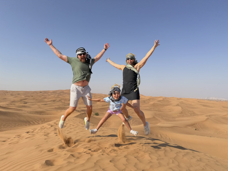 Sand Dunes in Dubai